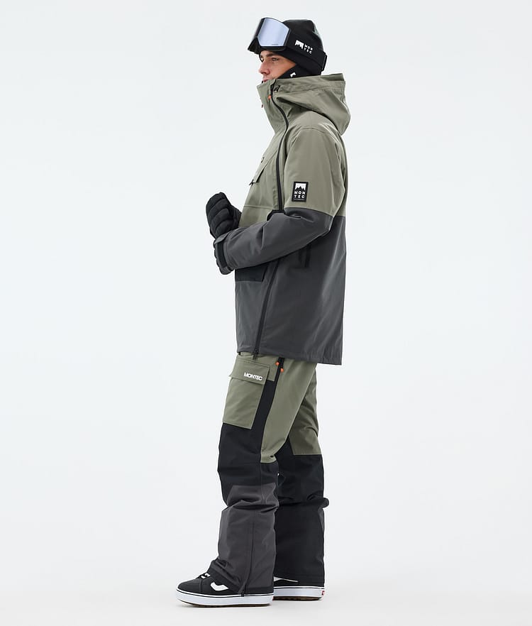 Montec Doom Snowboardjacka Herr Greenish/Black/Phantom Renewed, Bild 4 av 11