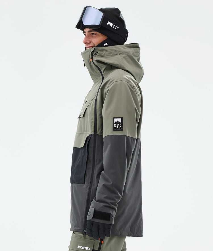 Montec Doom Snowboardjacka Herr Greenish/Black/Phantom Renewed, Bild 6 av 11