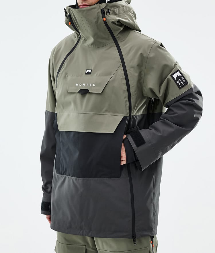 Montec Doom Snowboardjacka Herr Greenish/Black/Phantom Renewed, Bild 8 av 11