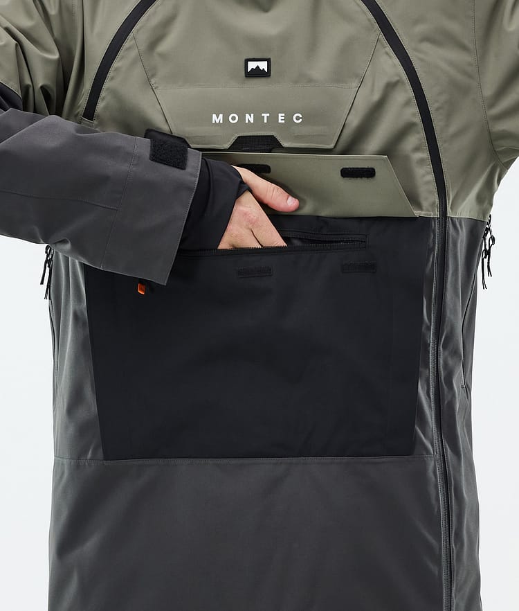 Montec Doom Snowboardjacka Herr Greenish/Black/Phantom Renewed, Bild 9 av 11