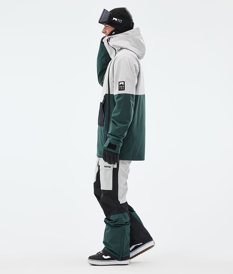Montec Doom Snowboardjacka Herr Light Grey/Black/Dark Atlantic, Bild 4 av 11