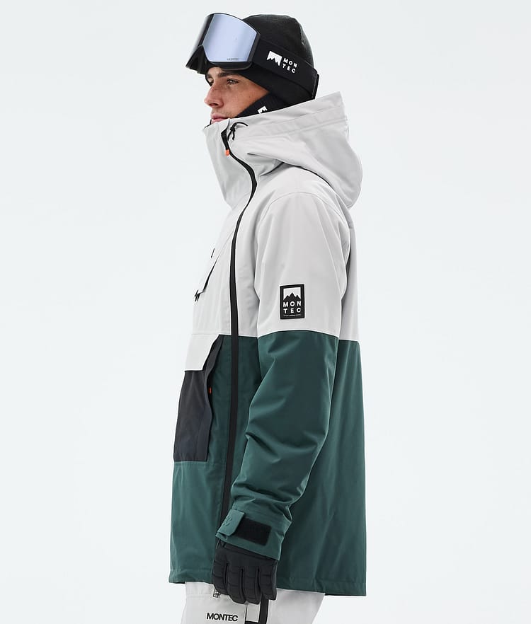 Montec Doom Snowboardjacka Herr Light Grey/Black/Dark Atlantic, Bild 6 av 11