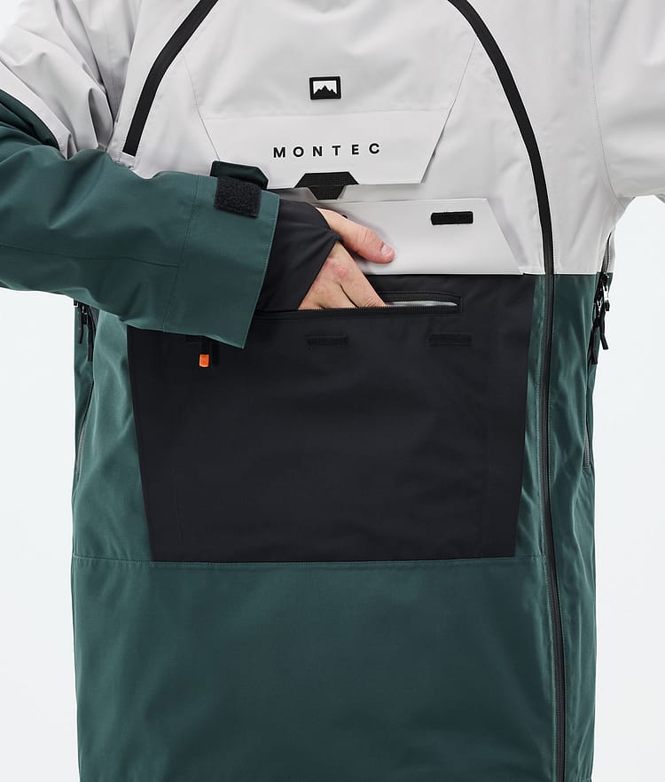 Montec Doom Skidjacka Herr Light Grey/Black/Dark Atlantic, Bild 9 av 11