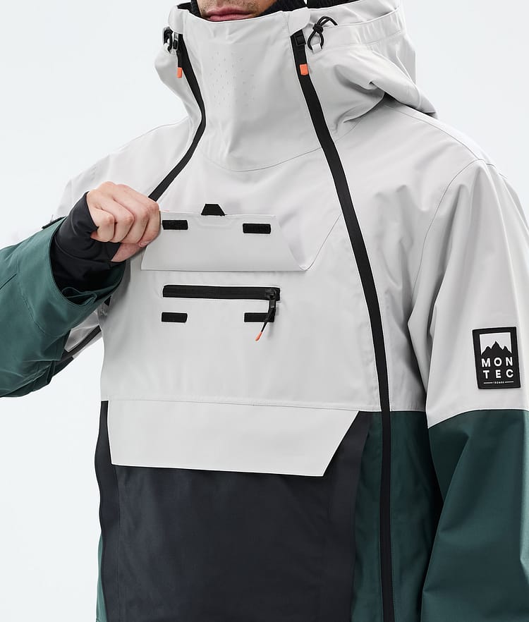 Montec Doom Skidjacka Herr Light Grey/Black/Dark Atlantic, Bild 10 av 11