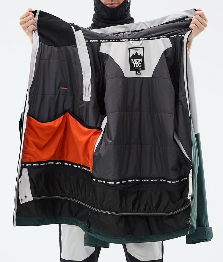 Montec Doom Skidjacka Herr Light Grey/Black/Dark Atlantic, Bild 11 av 11