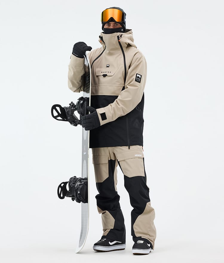 Montec Doom Snowboardjacka Herr Sand/Black Renewed, Bild 3 av 11