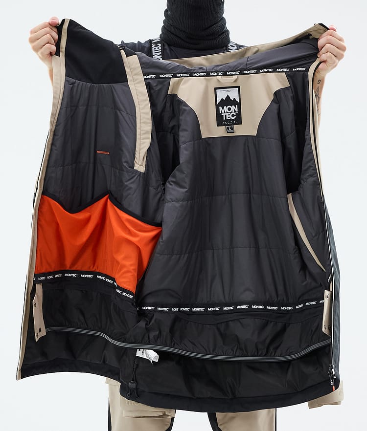 Montec Doom Snowboardjacka Herr Sand/Black Renewed, Bild 11 av 11