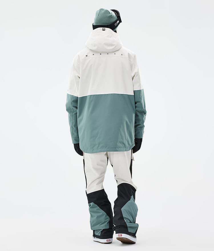 Montec Dune Snowboardjacka Herr Old White/Black/Atlantic Renewed, Bild 5 av 9