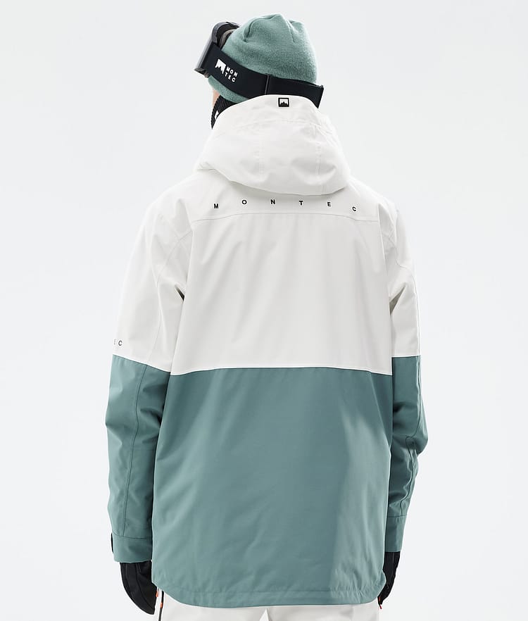 Montec Dune Snowboardjacka Herr Old White/Black/Atlantic Renewed, Bild 7 av 9