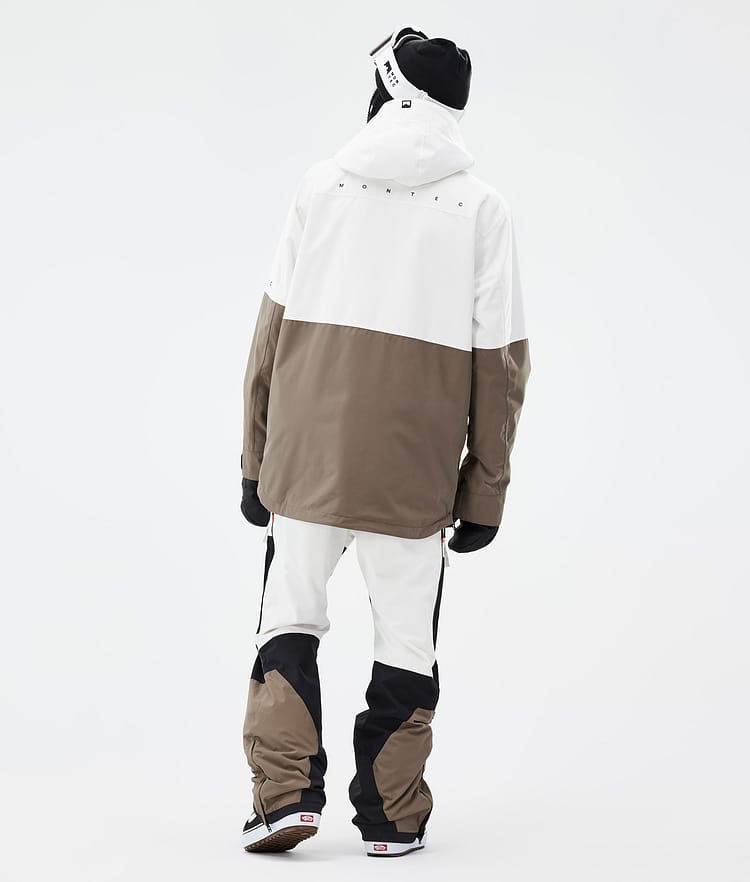 Montec Dune Snowboardjacka Herr Old White/Black/Walnut, Bild 5 av 9