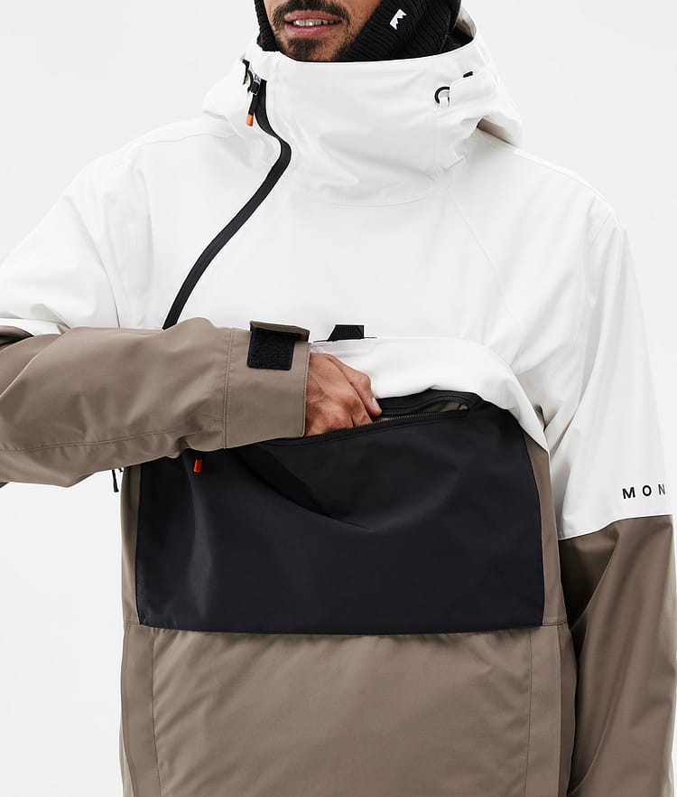 Montec Dune Skidjacka Herr Old White/Black/Walnut, Bild 9 av 9