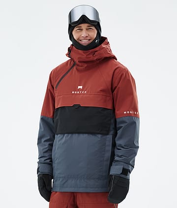 Montec Dune Snowboardjacka Rust/Black/Metal Blue