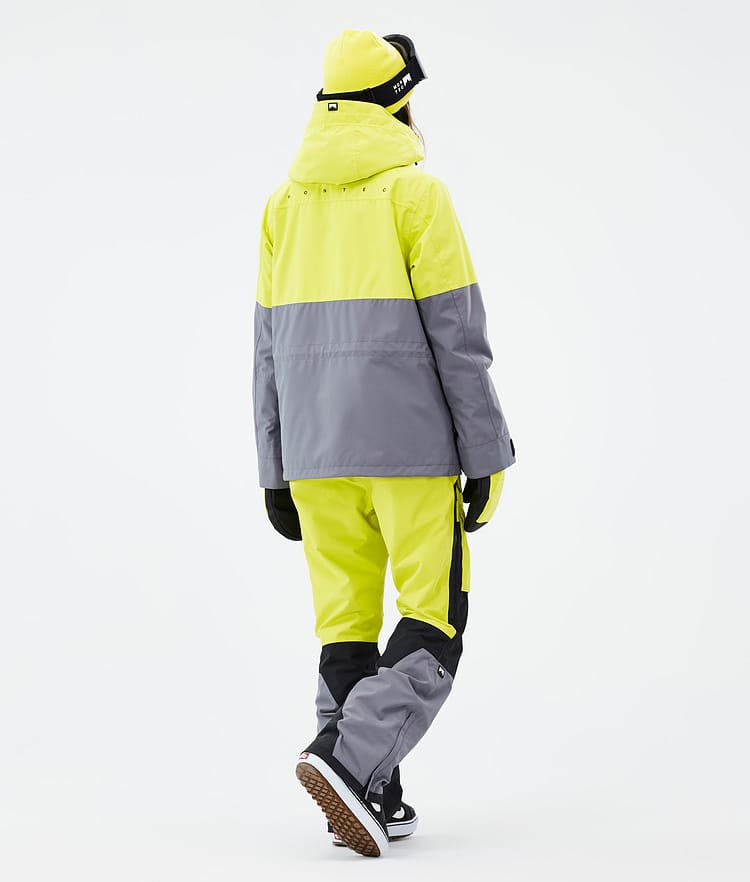 Montec Doom W Snowboardjacka Dam Bright Yellow/Black/Light Pearl