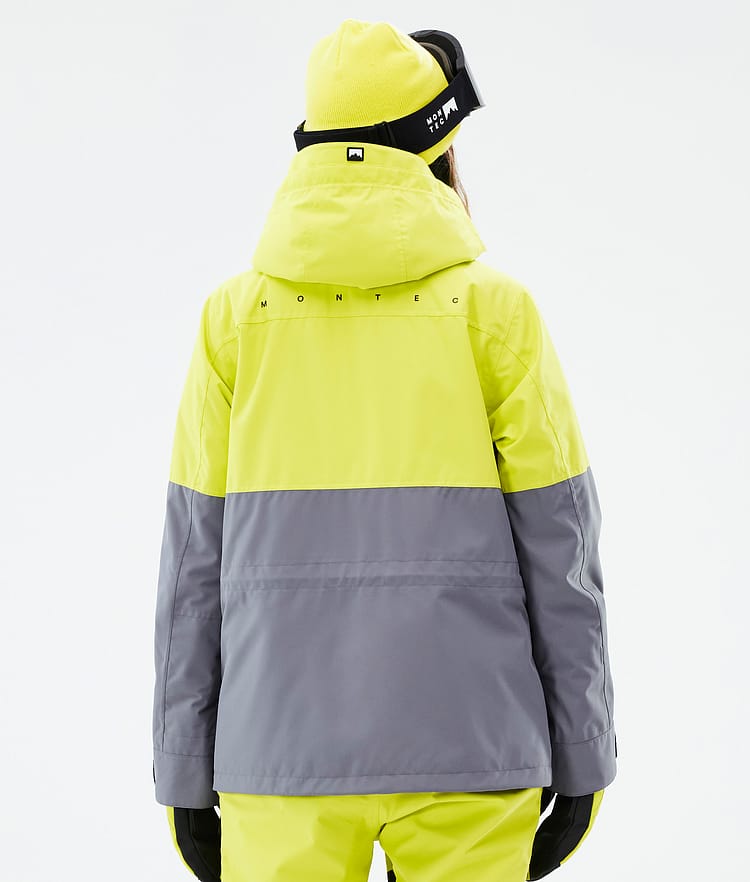 Montec Doom W Snowboardjacka Dam Bright Yellow/Black/Light Pearl