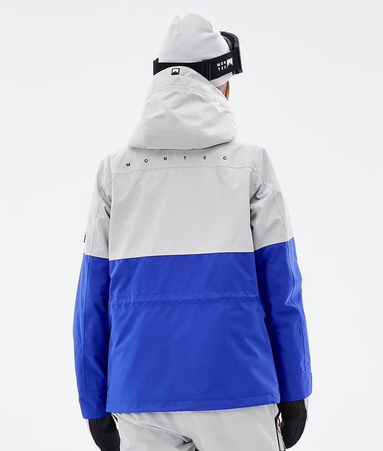 Montec Doom W Snowboardjacka Dam Light Grey/Black/Cobalt Blue