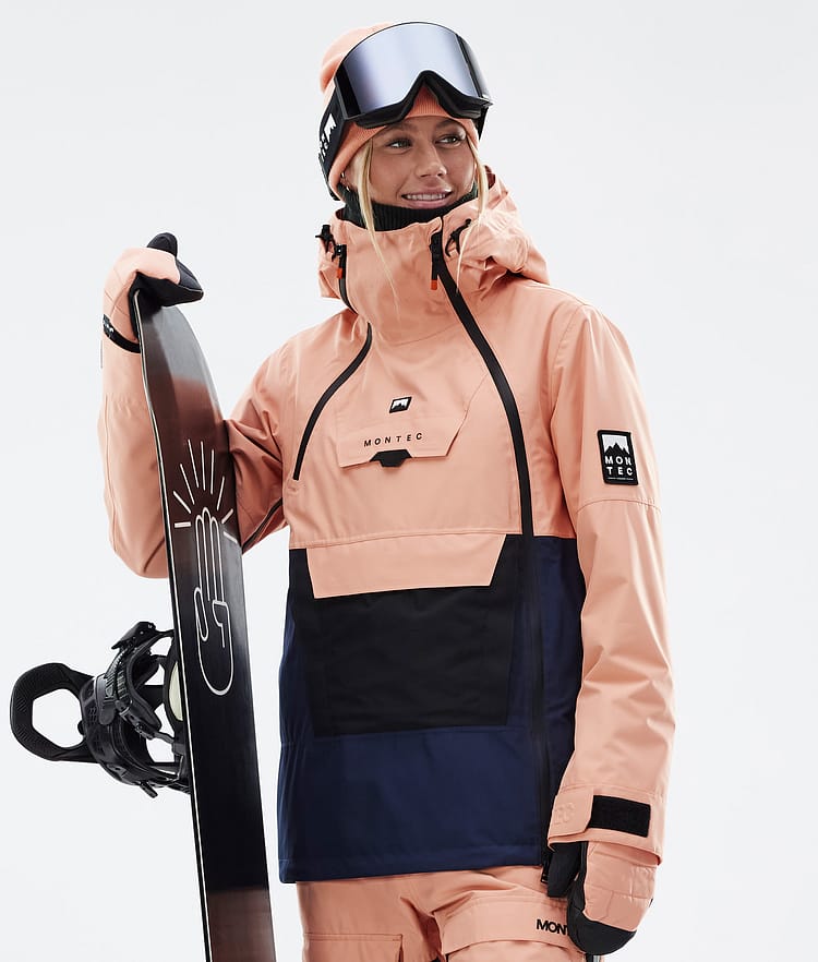 Montec Doom W Snowboardjacka Dam Faded Peach/Black/Dark Blue, Bild 1 av 11