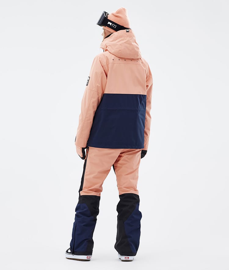 Montec Doom W Snowboardjacka Dam Faded Peach/Black/Dark Blue