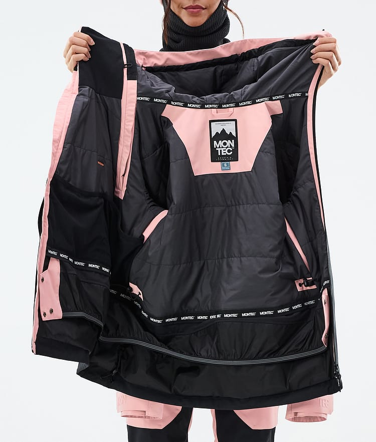 Montec Doom W Snowboardjacka Dam Soft Pink/Black Renewed, Bild 11 av 11