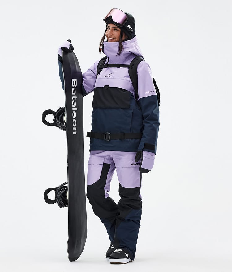 Montec Dune W Snowboardjacka Dam Faded Violet/Black/Dark Blue, Bild 2 av 8
