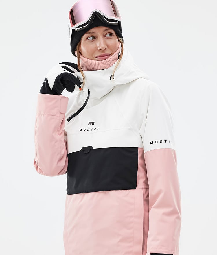 Montec Dune W Snowboardjacka Dam Old White/Black/Soft Pink