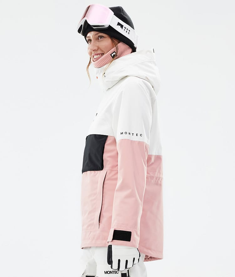 Montec Dune W Snowboardjacka Dam Old White/Black/Soft Pink