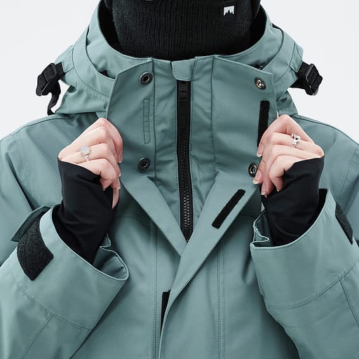 Främre dragkedja med dubbla flikar Huvudproduktbild,