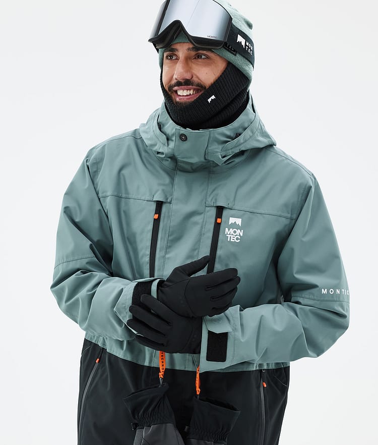 Montec Fawk Snowboardjacka Herr Atlantic/Black Renewed, Bild 2 av 10