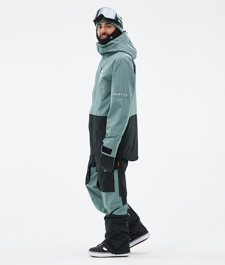 Montec Fawk Snowboardjacka Herr Atlantic/Black Renewed, Bild 4 av 10