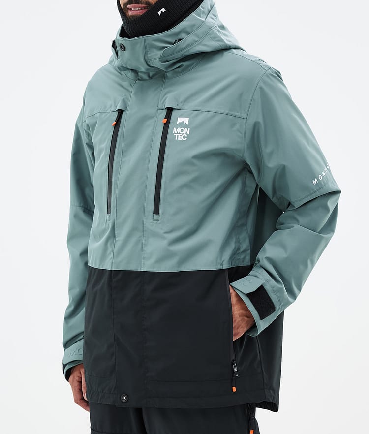 Montec Fawk Snowboardjacka Herr Atlantic/Black Renewed, Bild 8 av 10