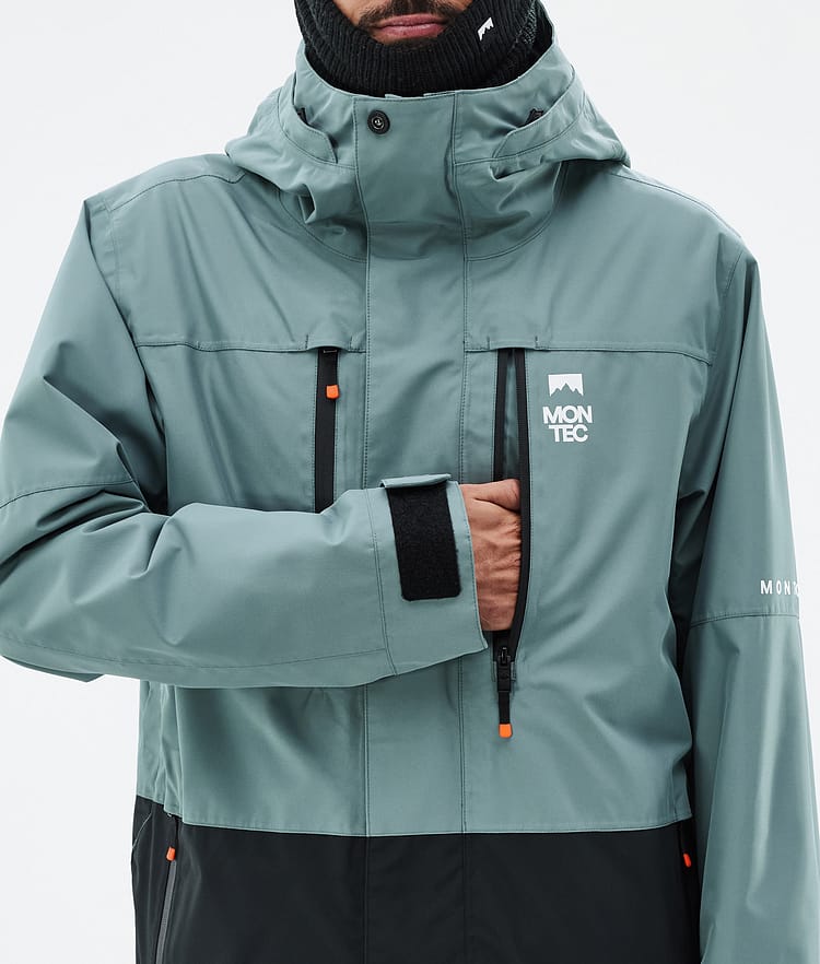 Montec Fawk Snowboardjacka Herr Atlantic/Black Renewed, Bild 9 av 10