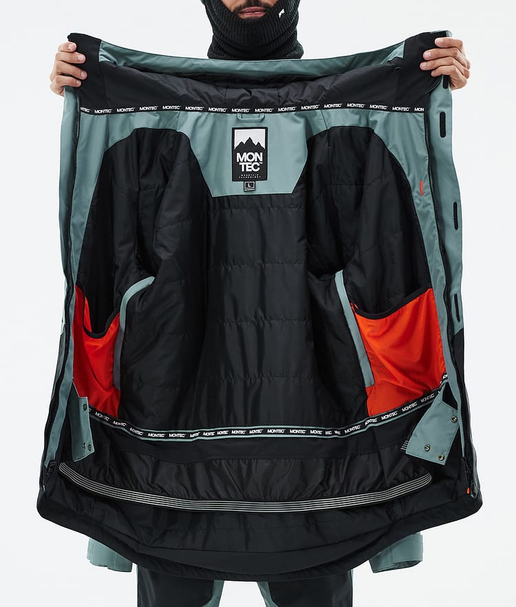 Montec Fawk Snowboardjacka Herr Atlantic/Black Renewed, Bild 10 av 10