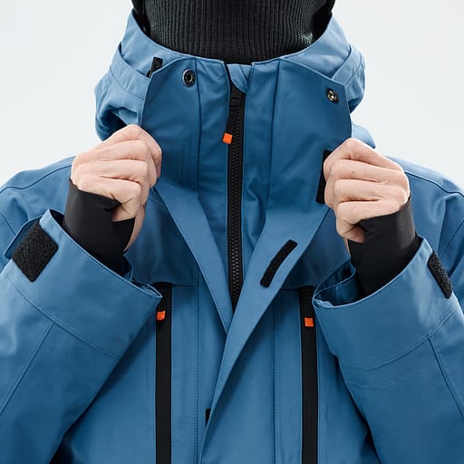 Främre dragkedja med dubbla flikar Huvudproduktbild,