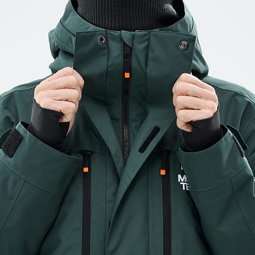 Främre dragkedja med dubbla flikar Huvudproduktbild,