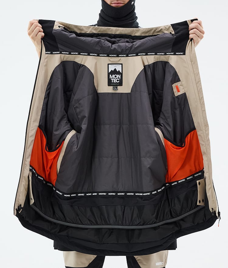 Montec Arch Skidjacka Herr Sand/Black, Bild 10 av 10