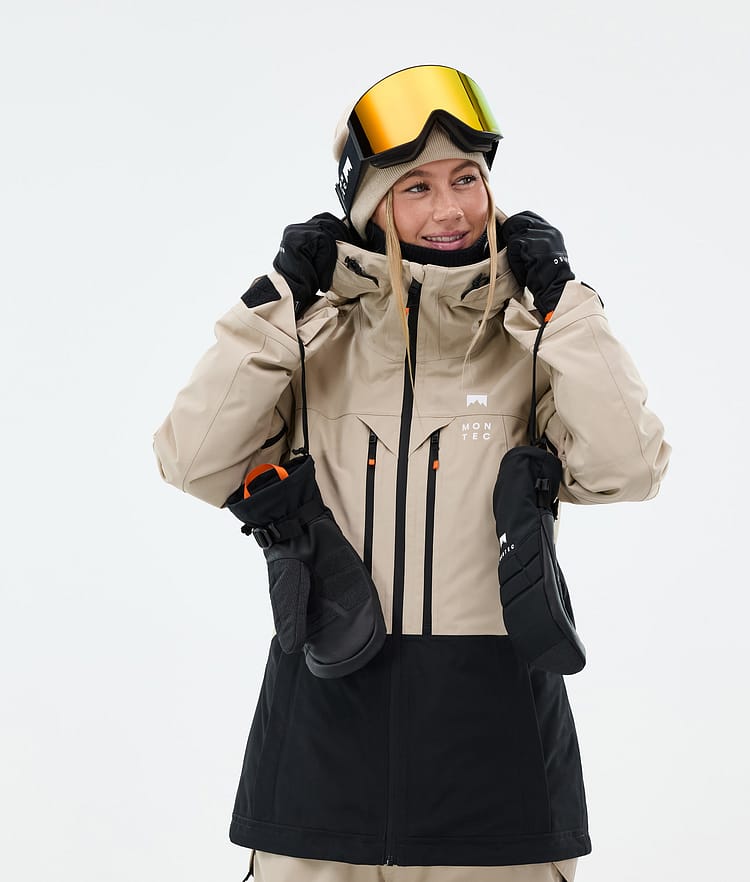 Montec Moss W Snowboardjacka Dam Sand/Black Renewed, Bild 2 av 10