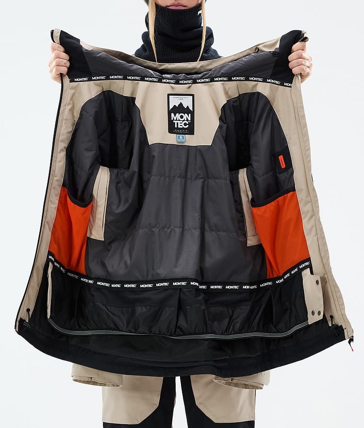 Montec Moss W Snowboardjacka Dam Sand/Black Renewed, Bild 10 av 10