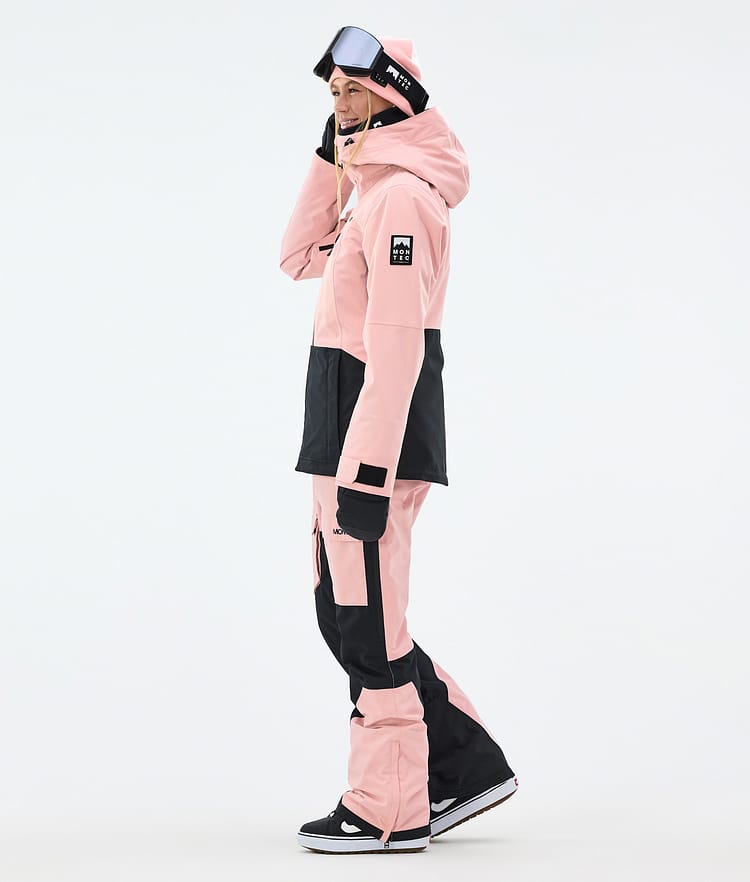 Montec Moss W Snowboardjacka Dam Soft Pink/Black Renewed, Bild 4 av 10