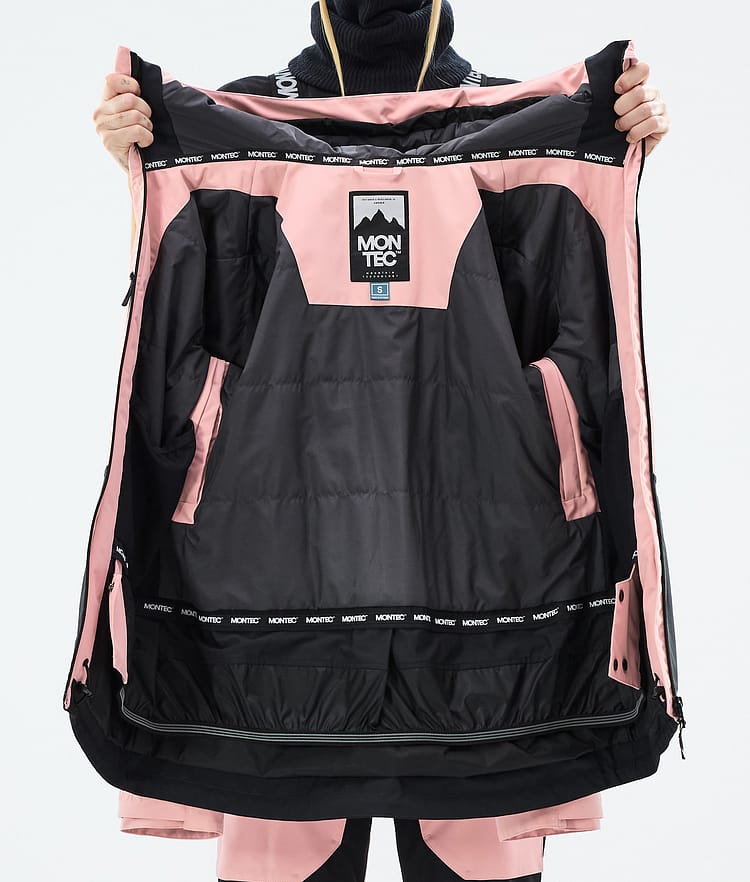 Montec Moss W Snowboardjacka Dam Soft Pink/Black Renewed, Bild 10 av 10