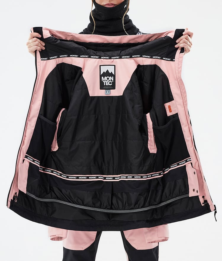 Montec Moss W Snowboardjacka Dam Soft Pink/Black, Bild 10 av 10