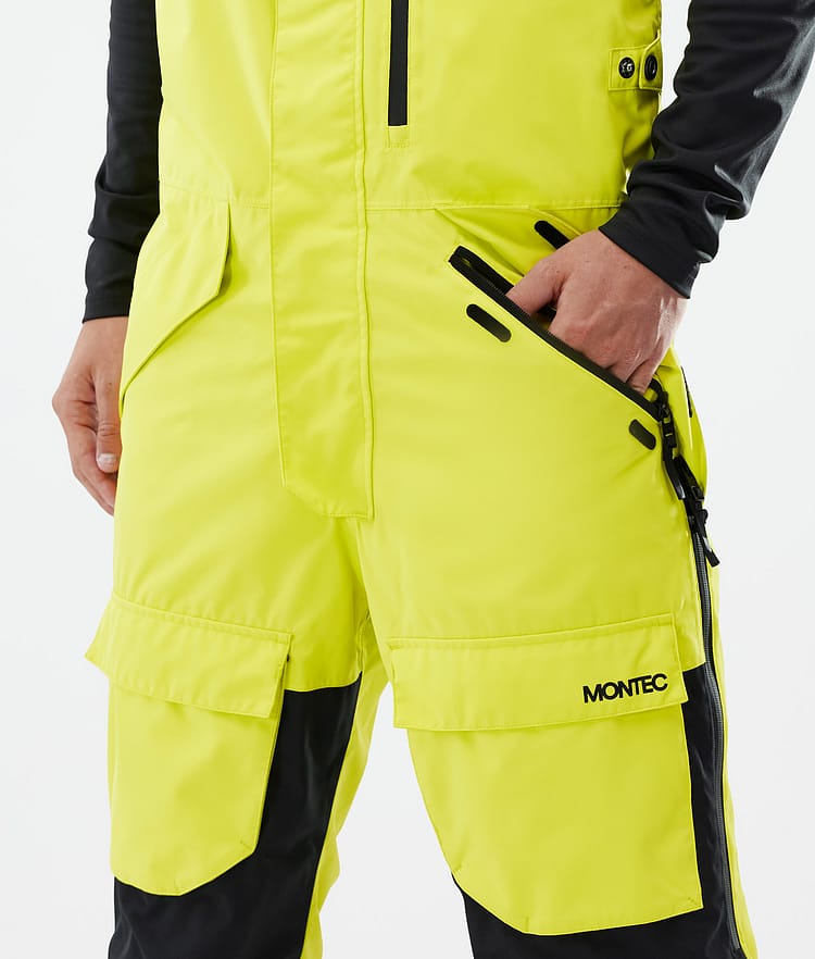 Montec Fawk Snowboardbyxa Herr Bright Yellow/Black/Light Pearl Renewed, Bild 5 av 7
