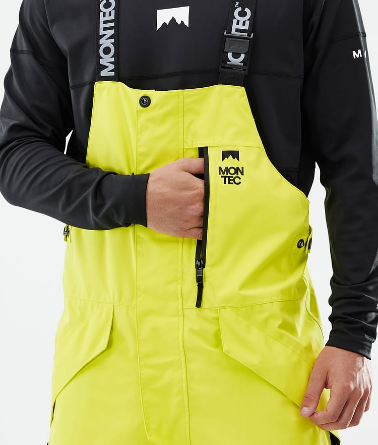 Montec Fawk Snowboardbyxa Herr Bright Yellow/Black/Light Pearl Renewed, Bild 6 av 7