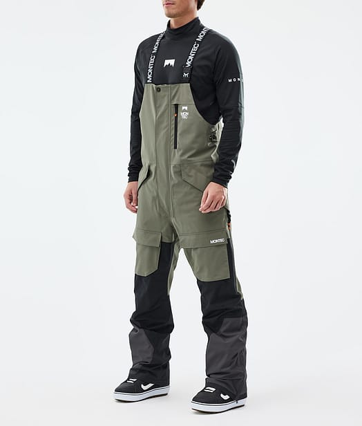 Montec Fawk Snowboardbyxa Herr Greenish/Black/Phantom
