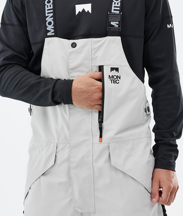 Montec Fawk Snowboardbyxa Herr Light Grey/Black/Cobalt Blue, Bild 6 av 7