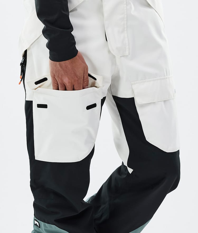 Montec Fawk Snowboardbyxa Herr Old White/Black/Atlantic Renewed, Bild 7 av 7
