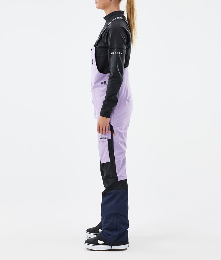 Montec Fawk W Snowboardbyxa Dam Faded Violet/Black/Dark Blue, Bild 3 av 7
