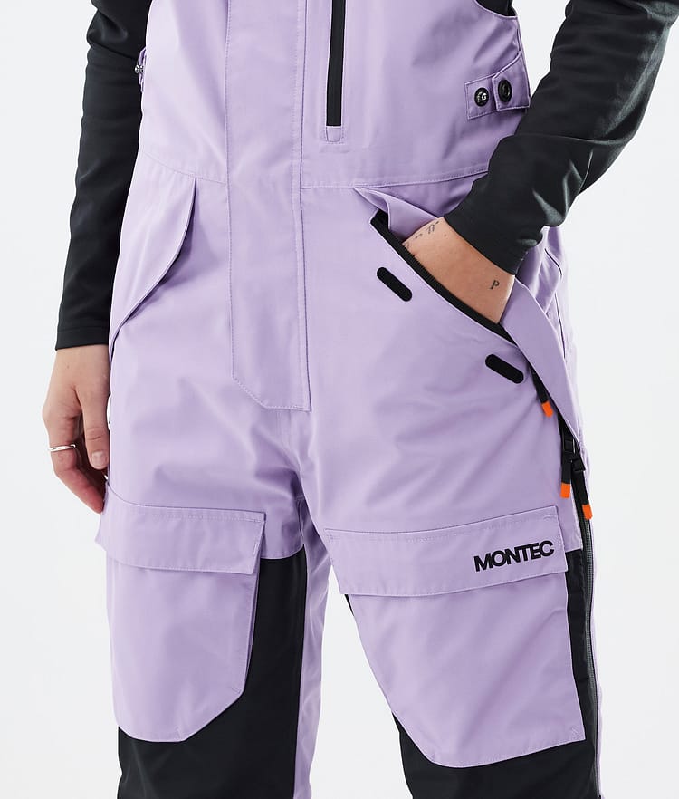 Montec Fawk W Snowboardbyxa Dam Faded Violet/Black/Dark Blue, Bild 5 av 7