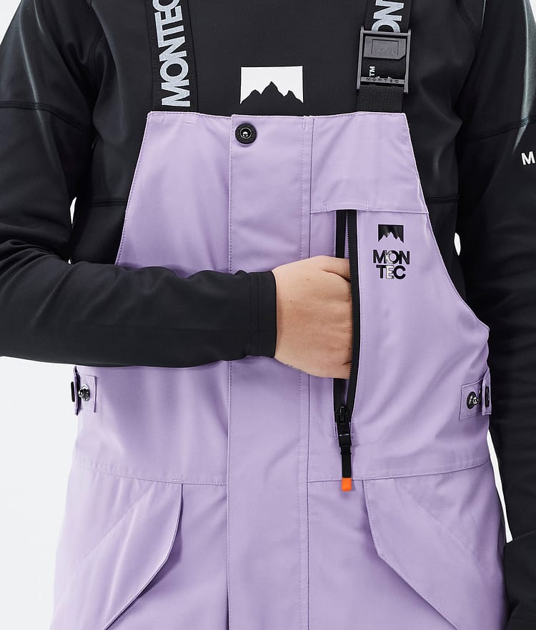Montec Fawk W Snowboardbyxa Dam Faded Violet/Black/Dark Blue, Bild 6 av 7