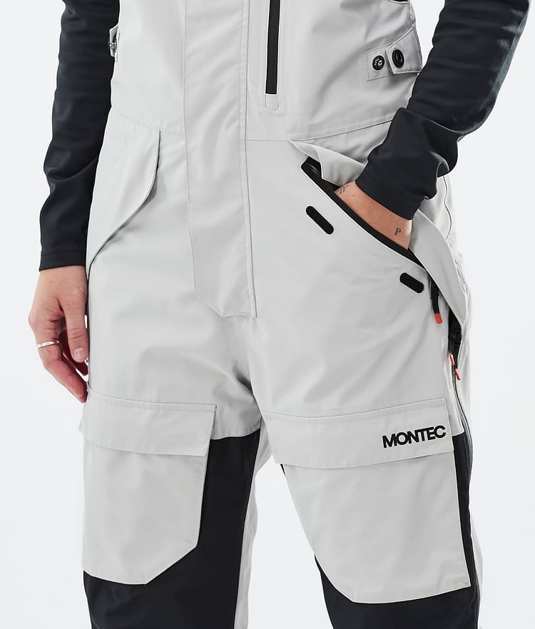 Montec Fawk W Snowboardbyxa Dam Light Grey/Black/Cobalt Blue, Bild 5 av 7