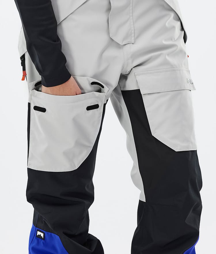 Montec Fawk W Snowboardbyxa Dam Light Grey/Black/Cobalt Blue, Bild 7 av 7