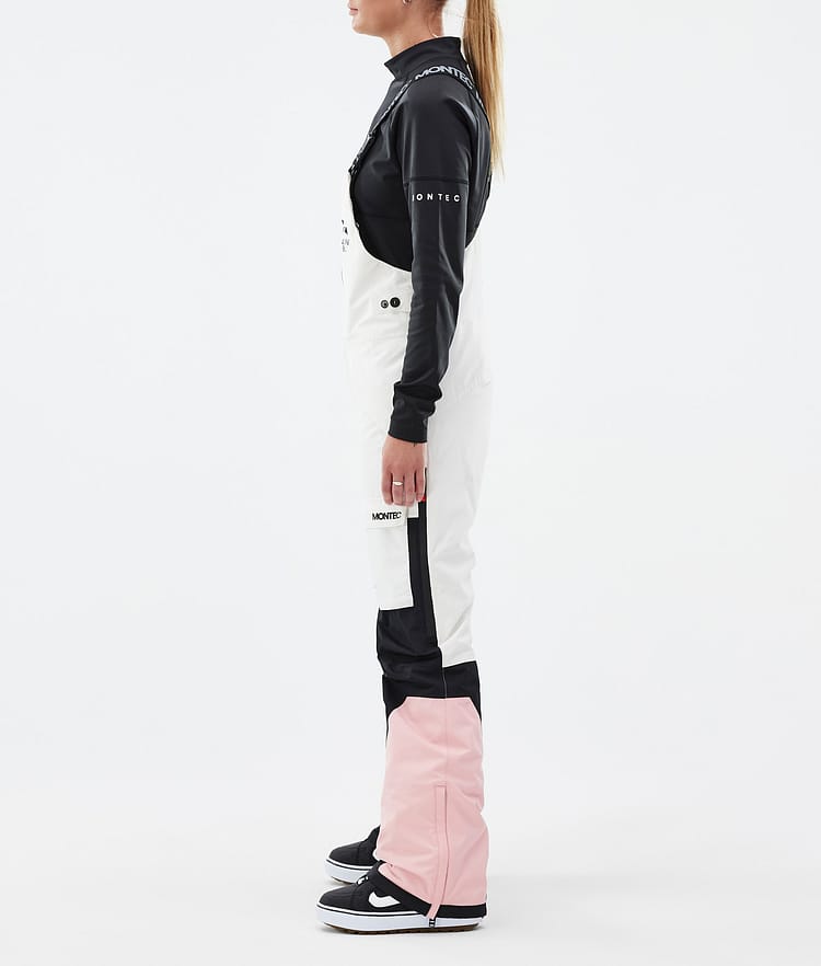 Montec Fawk W Snowboardbyxa Dam Old White/Black/Soft Pink Renewed, Bild 3 av 7